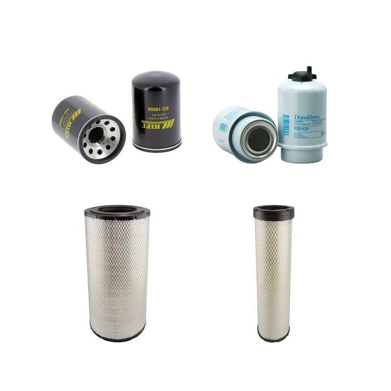 RENAULT AGRI ARES 725RZ Filter Service Kit Air Oil Fuel Filters w/JOHN DEERE 6068TRT Eng. YR 01.00- 165 CH