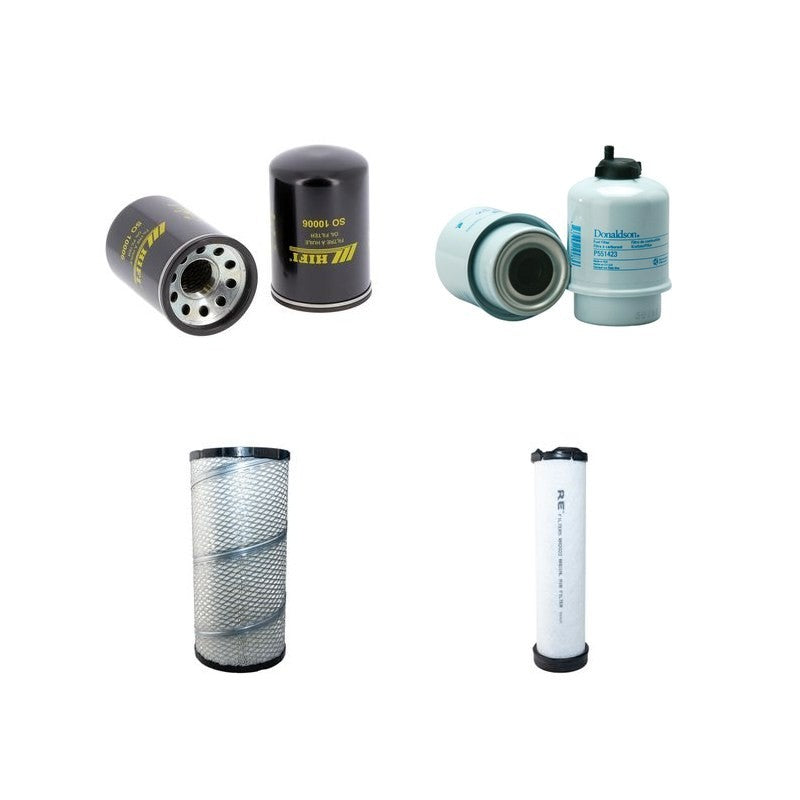 RENAULT AGRI CERGOS 345 Filter Service Kit Air Oil Fuel Filters w/JOHN DEERE 4045TRT50 Eng. YR 03.01- 87 CH M 1232