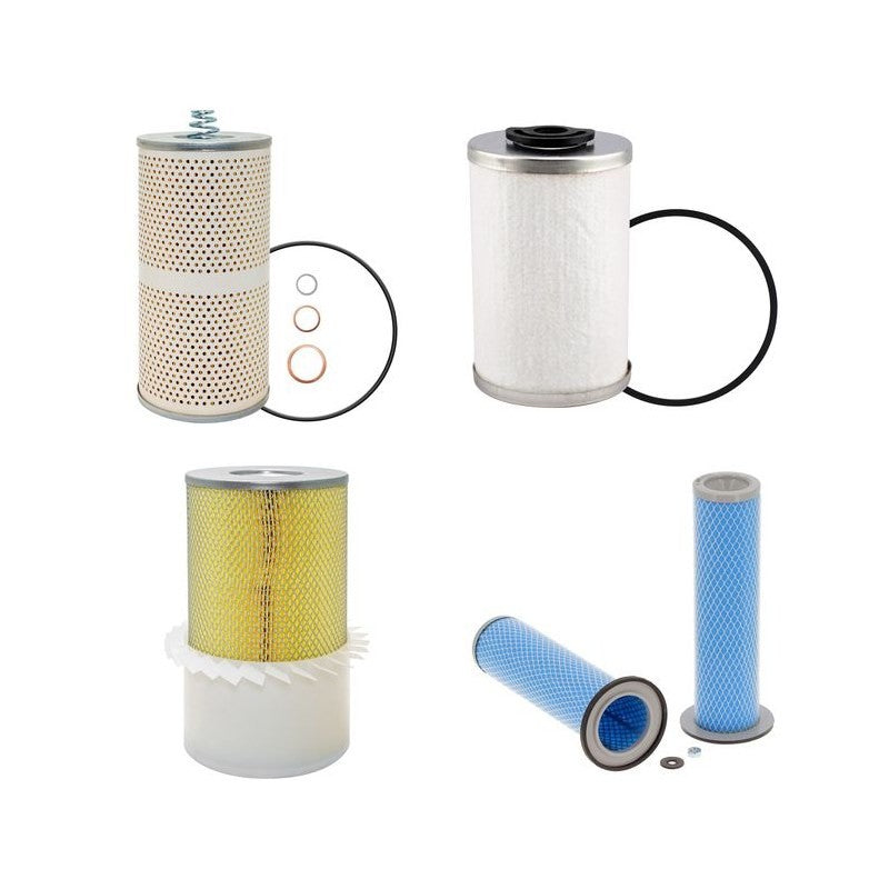 RIVARD TR130 Filter Service Kit Air Oil Fuel Filters w/MERCEDES OM444 Eng.