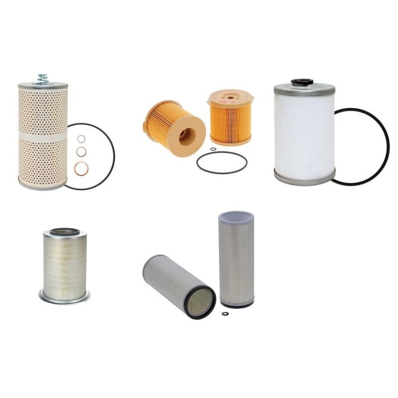 RIVARD TR200 Filter Service Kit Air Oil Fuel Filters w/MERCEDES OM944 Eng.