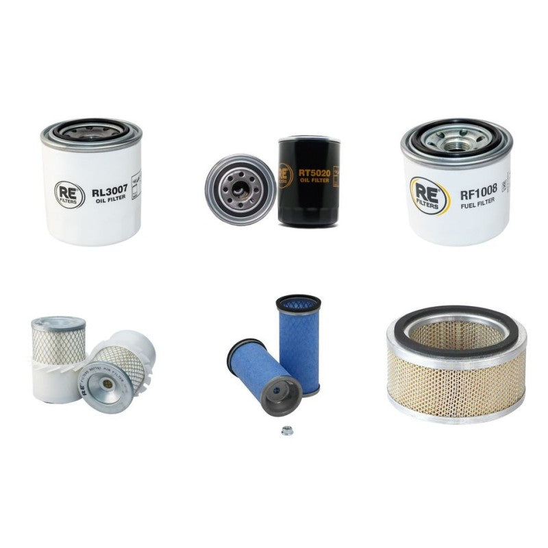 ROTAIR MDVN21AK Filter Service Kit w/Kubota D1105-E3B Eng. YR 2012