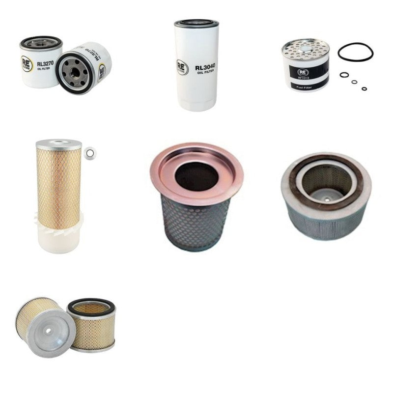 ROTAIR MDVN45AP Filter Service Kit w/Perkins 404C22 Eng. YR 2007-