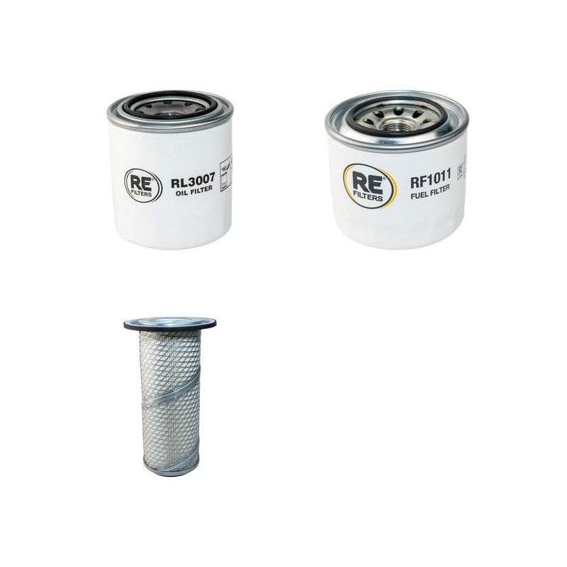 RUBAG 4R1201RH Filter Service Kit Air Oil Fuel Filters w/Kubota V1505 Eng.