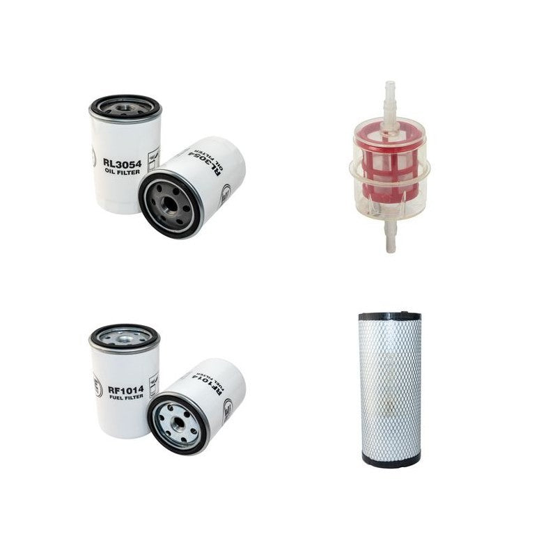 RUBAG 4R1601RH Filter Service Kit Air Oil Fuel Filters w/Lombardini LDW2004 Eng.