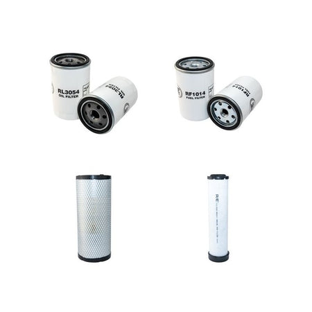 RUBAG 4R2201RH Filter Service Kit Air Oil Fuel Filters w/Lombardini LDW 2004T Eng.