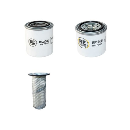 RUBAG 4R901RH Filter Service Kit Air Oil Fuel Filters w/Kubota D 1005 Eng.