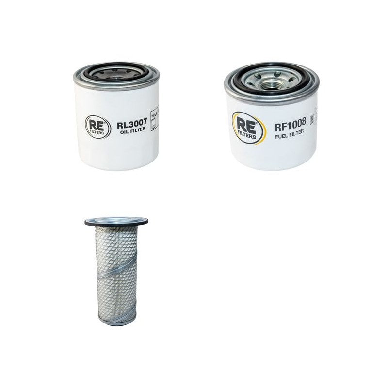 RUBAG 4R901RH Filter Service Kit Air Oil Fuel Filters w/Kubota D 1005 Eng.