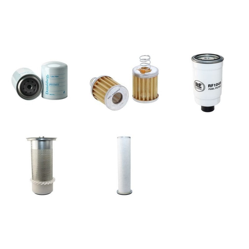 SAME ARGON 75FFilter Service Kit Air Oil Fuel Filters w/SLH 1000.3AT Eng. YR 2002- 75 CH