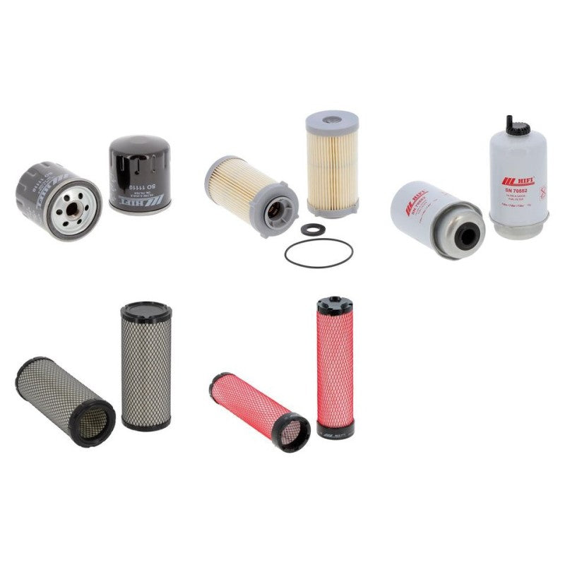 Same Delfino 60 Engine Filter Kit with Perkins 404J-E22T engine 2021-