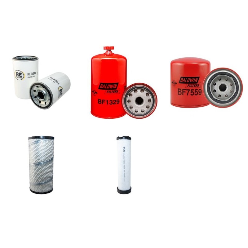 Sany SY 135 C-9 Filter Service Kit with Isuzu BB-4BG1TRP engine Air Oil Fuel