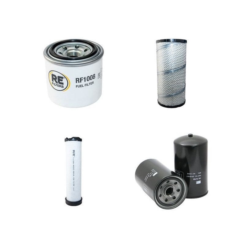 Sany SY 135 Filter Service Kit with 4D34TCL1A engine Air Oil Fuel