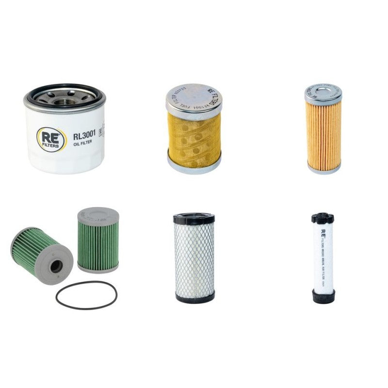 Sany SY 16 Filter Service Kit with Yanmar 3TNV engine Air Oil Fuel