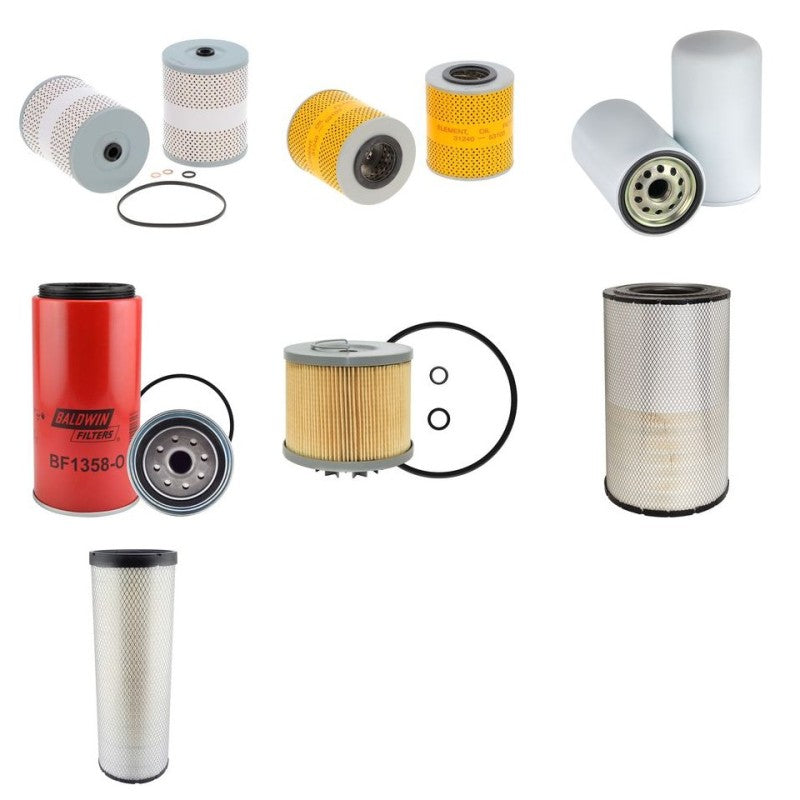 Sany SY 465 H-8 Filter Service Kit with HYUNDAI engine Air Oil Fuel