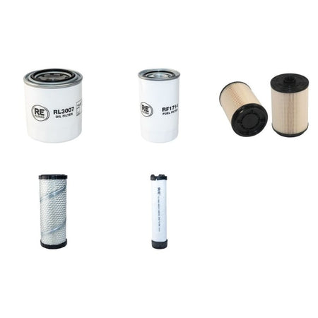 Sany SY 50 Filter Service Kit with KUBOTA V 2607-DI engine Air Oil Fuel