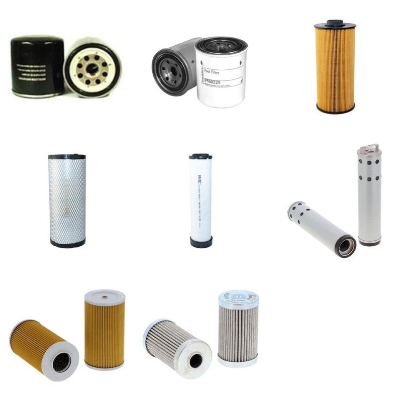 Sany SY 65 Filter Service Kit with Isuzu 4JG1 engine