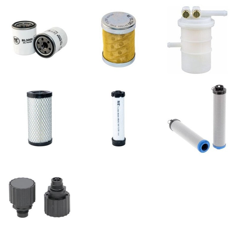 SCHAEFF HR1.6 Filter Service Kit w/Mitsubishi L 3EW262KL Eng.