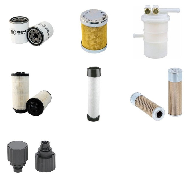 SCHAEFF HR12 (355/4974-355/5586) Filter Service Kit w/MITUSBISHI L3E (13KW) Eng.