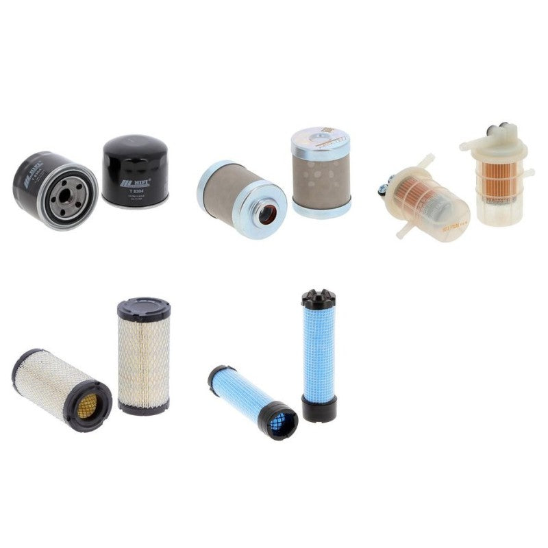 Schaeff HR 13 Engine Filter Kit with Mitsubishi L 3 E-61 Kl engine