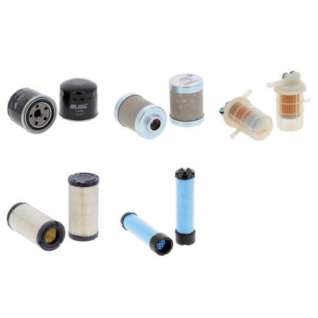 Schaeff HR 13 Engine Filter Kit with Mitsubishi L 3 E-61 Kl engine
