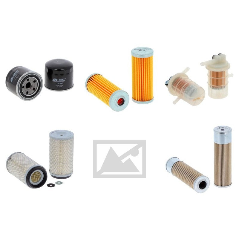 Schaeff HR 2 Filter Kit with Mitsubishi K 3 B-31 B engine