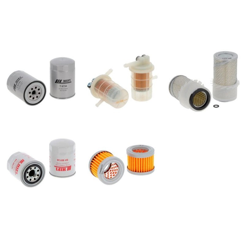Schaeff HR 4 Filter Kit with Mitsubishi K 3 E 32607 engine
