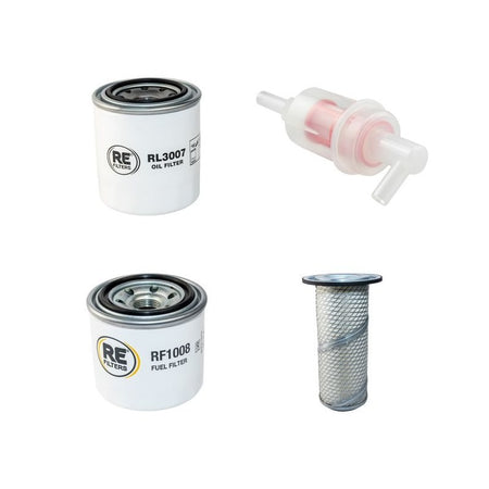 SCHAEFFER 222(S) Filter Service Kit w/Kubota D 1005/ D 1105 Eng. Air, Oil, Fuel Filters