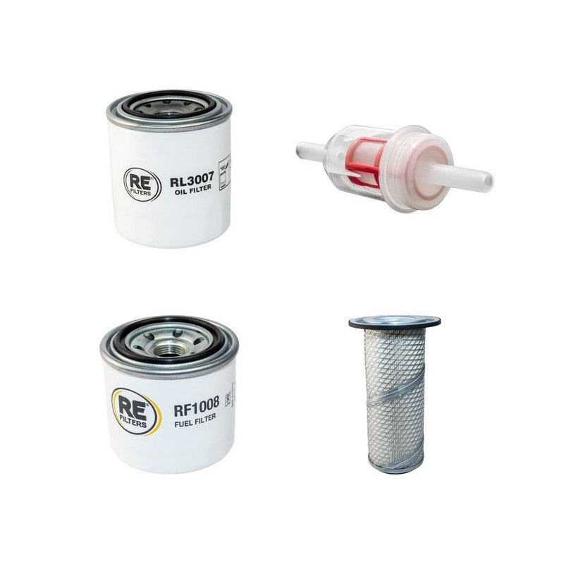 Schaeffer 3033S Filter Service Kit - W/ Kubota V1505T Eng - Air, Oil, Fuel
