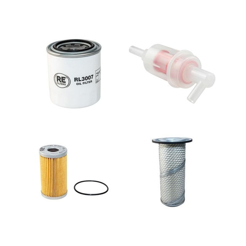SCHAEFFER 332 Filter Service Kit Air Oil Fuel Filters w/Kubota D 1403 Eng.