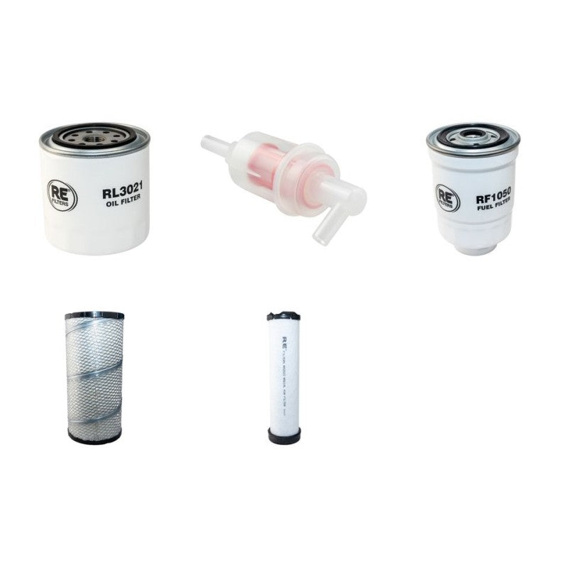 SCHAEFFER 6390T Filter Service Kit Air Oil Fuel Filters w/Kubota V 3600 Eng.