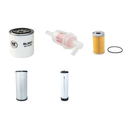 SCHAFFER 3350 Filter Service Kit Air Oil Fuel Filters w/Kubota V2403M/M-T Eng.