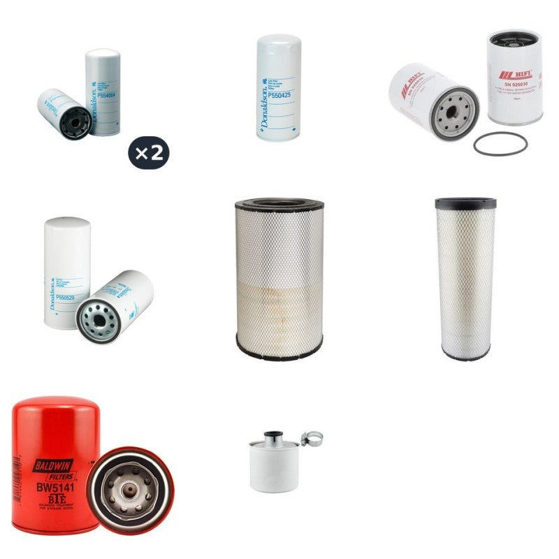 SDMO R450C3 Filter Service Kit w/Volvo Tad1355Ge Eng. 2014