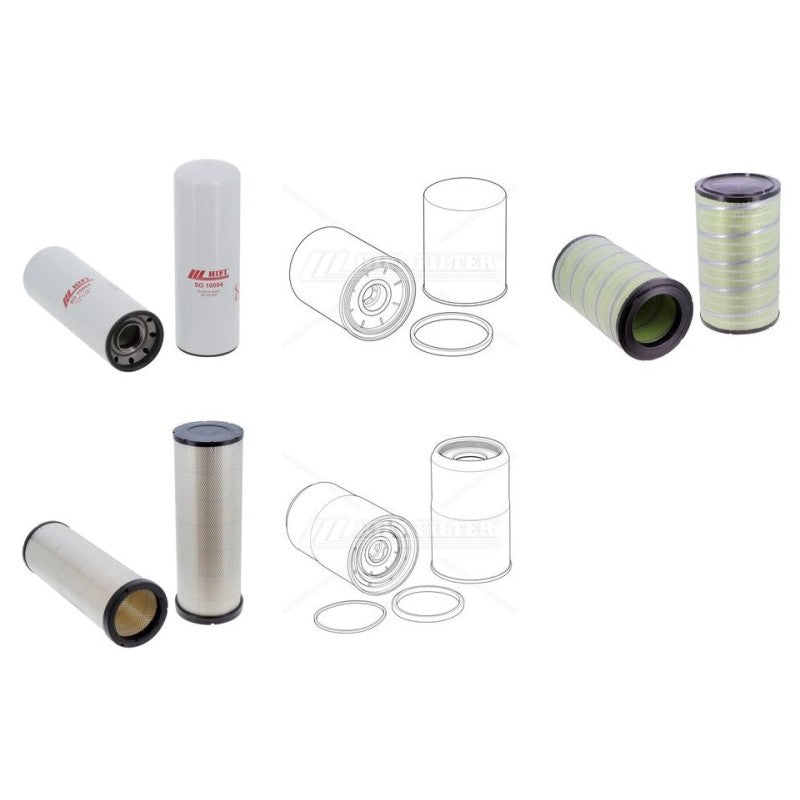 Sdmo R 550 C 5 Engine Filter Kit with Dps engine 2021-