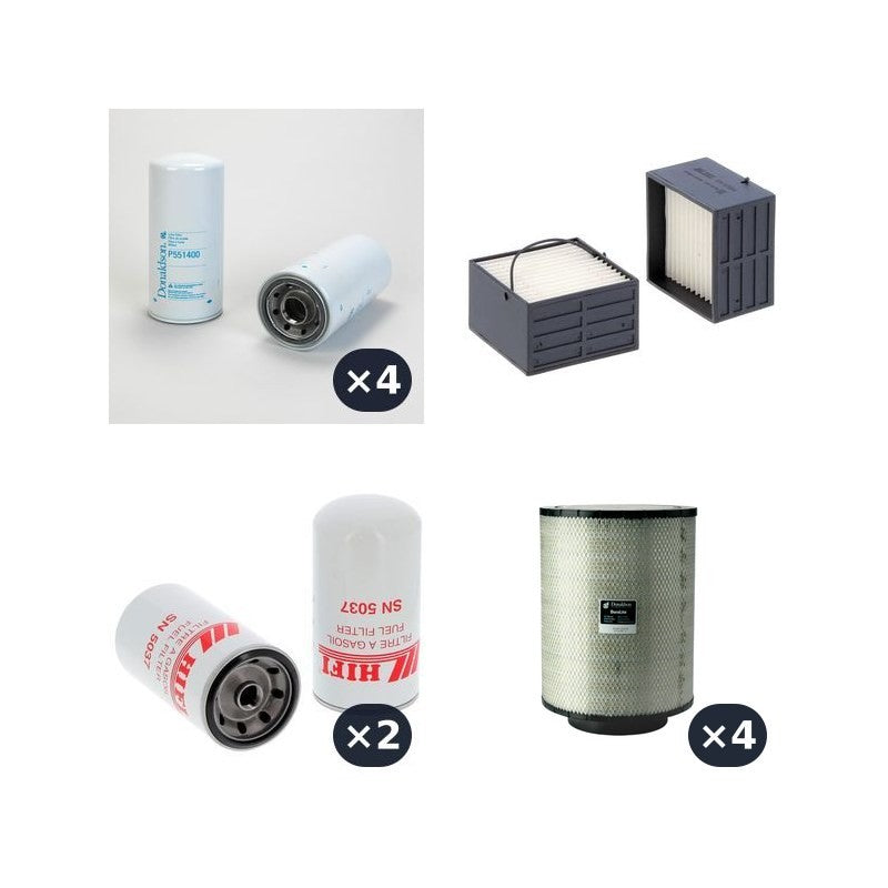 SDMO XS2000 Filter Service Kit w/MTU 16V40004-60 Eng.