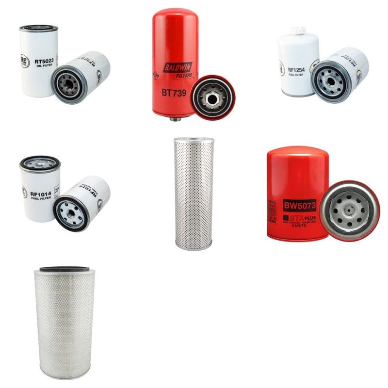 SHANTUI SG18 Filter Service Kit w/Cummins 6CT8.3 Eng. 180 CV