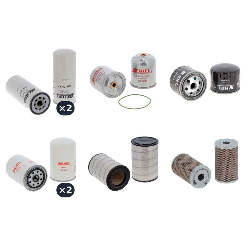 Sisu E 12.440 Filter Kit with Mack E 12 Euro 3 engine 2001-