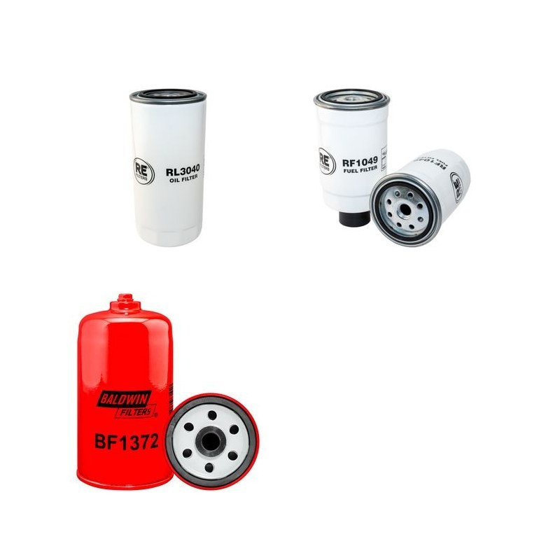 STECK PW12 Filter Service Kit Air Oil Fuel Filters w/Deutz F5L912 Eng.