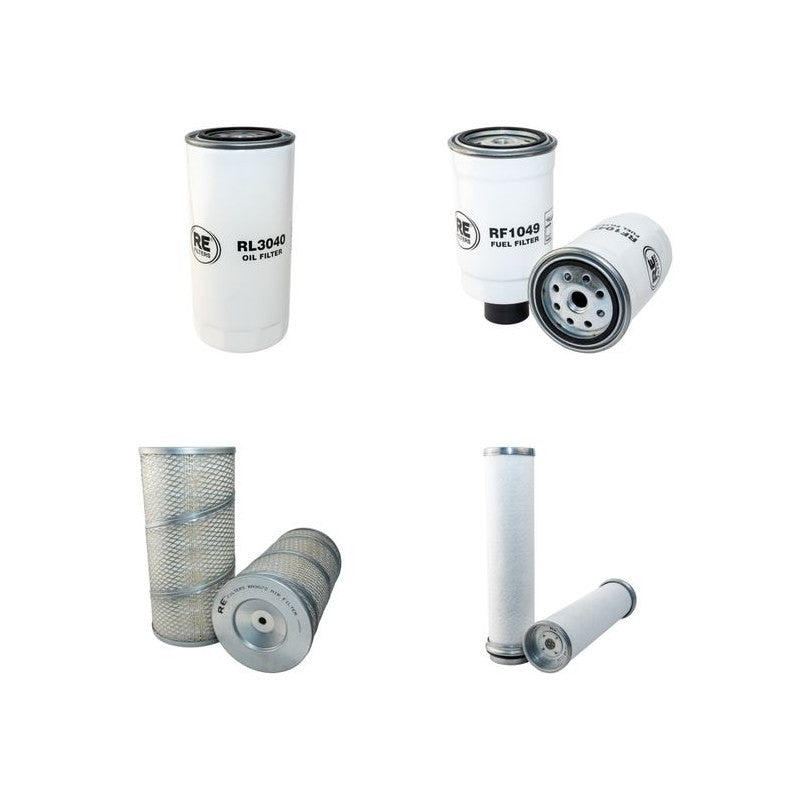 STEYR 8100 Filter Service Kit Air Oil Fuel Filters w/WD611.40 Eng. 86 CH