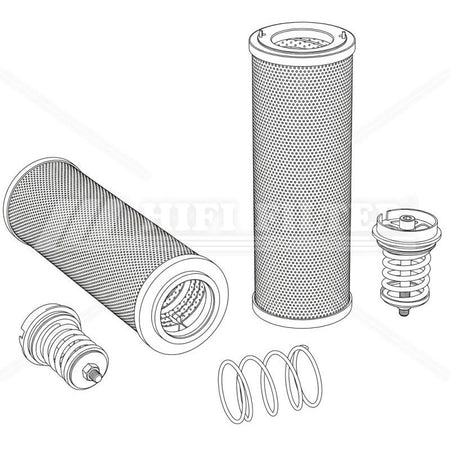 Sunward SWE 360 LC Filter Kit with Isuzu AA-6HK1XQP engine 2011-