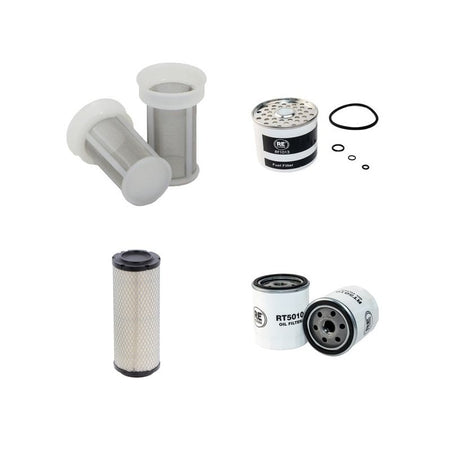 SUNWARD SWE40U Filter Service Kit Air Oil Fuel Filters w/Perkins 403C-15 Eng. YR 2009-