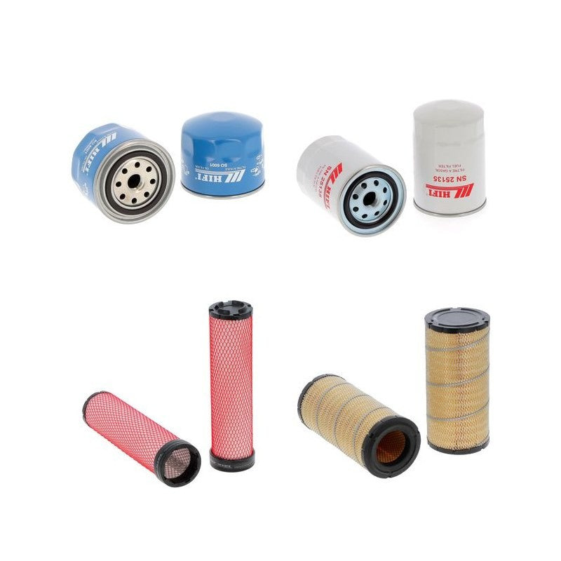 Sunward SWE 90 N9 Engine Filter Kit with Kubota V3800-DITE2B engine 2011-