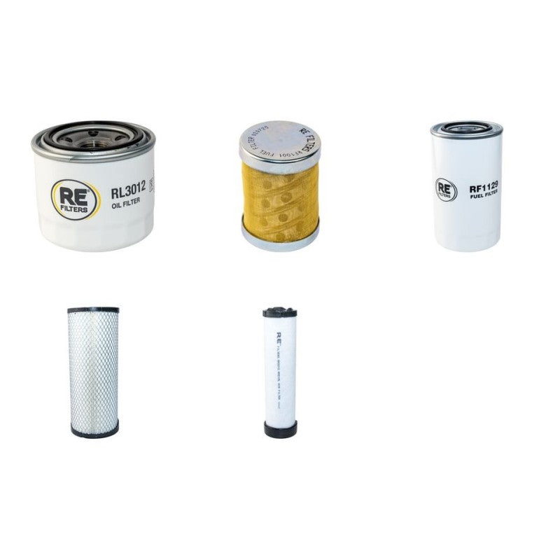 Takeuchi TB80FR Filter Service Kit with Yanmar engine Air, Oil, Fuel Filters Serial No -17820256