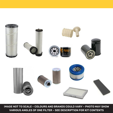 Takeuchi TB153FR Filter Service Kit with Yanmar engine Serial No 1583001-