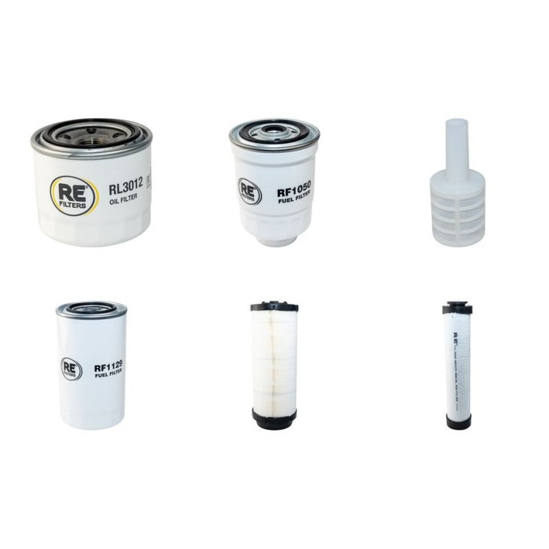 Takeuchi TB175 after 2008 Filter Service Kit - Air, Oil, Fuel Filters