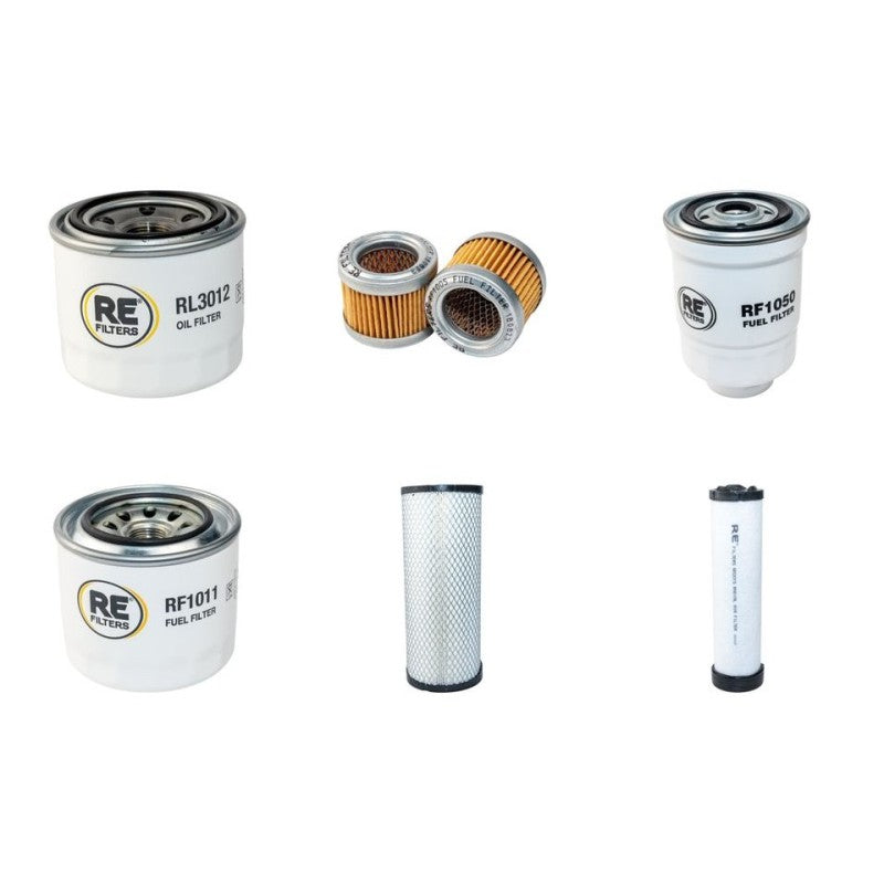 Takeuchi TB175W Filter Service Kit Air, Oil, Fuel Filters before 2007