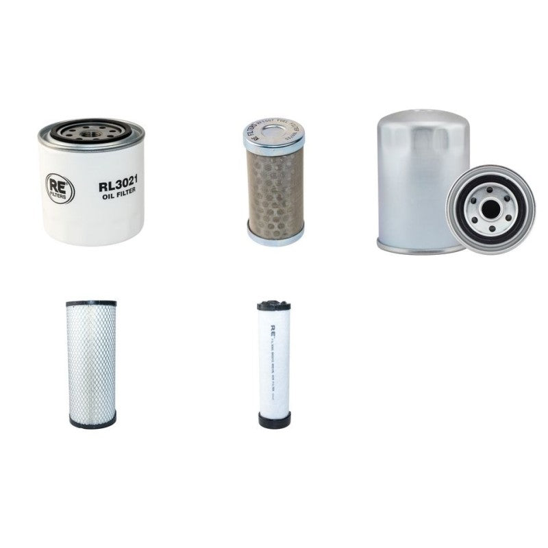 TCM FD30T6H Filter Service Kit Air Oil Fuel Filters w/Kubota V3300-EU3 Eng.