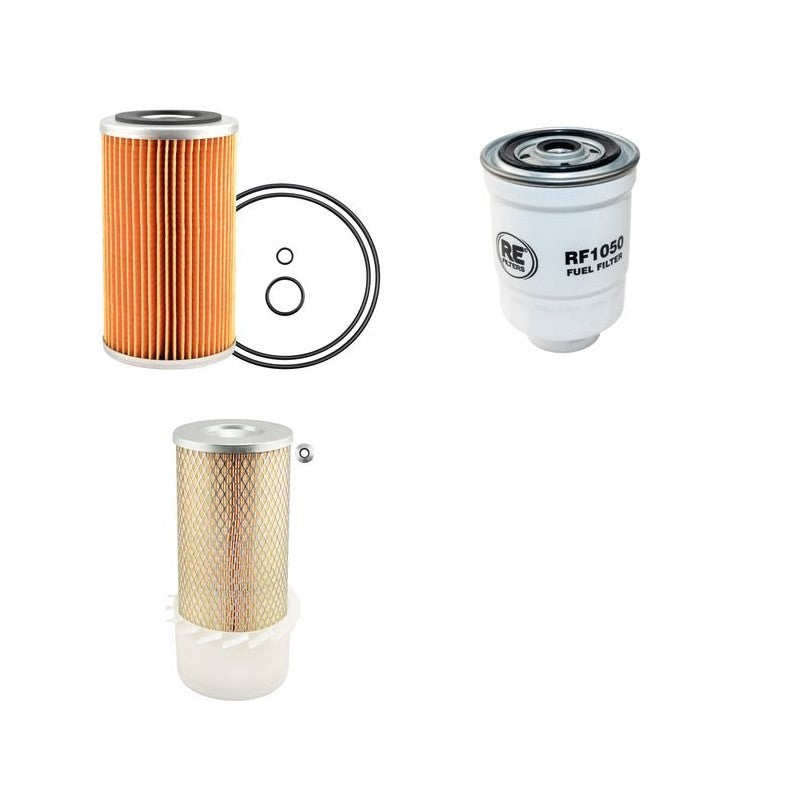 TCM FHD20Z Filter Service Kit Air Oil Fuel Filters w/ISUZU 4BC2PE Eng.