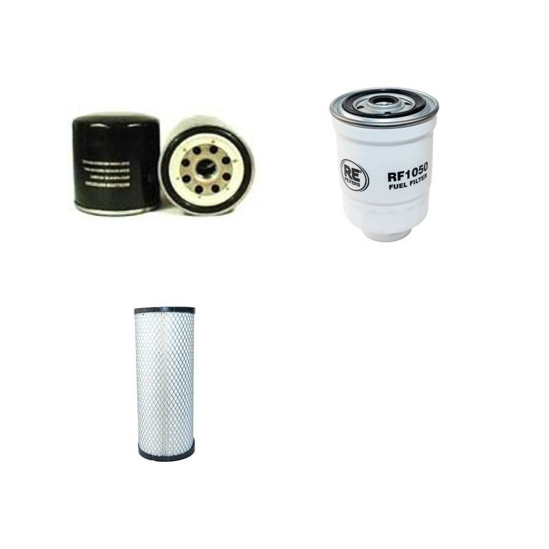 TCM FHD20Z5 Filter Service Kit Air Oil Fuel Filters w/ISUZU 4JG2-PJ Eng.
