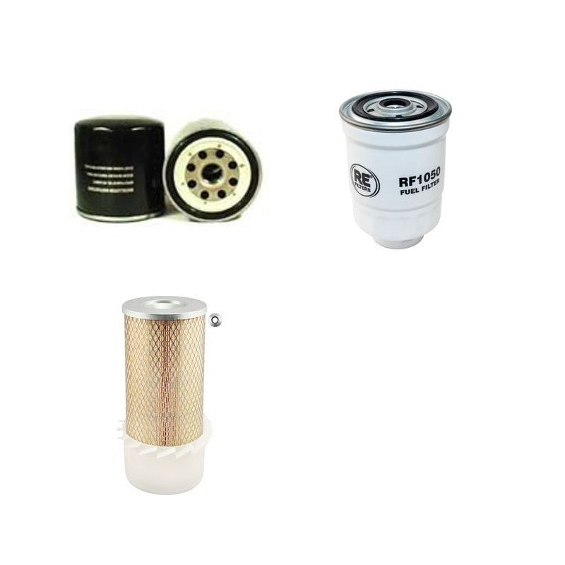 TCM FHD25Z2 Filter Service Kit Air Oil Fuel Filters w/ISUZU 4JG2 Eng.