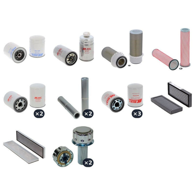 Tecnoma TPH 100 Filter Kit with Iveco 8045 Se 00 engine 2003-