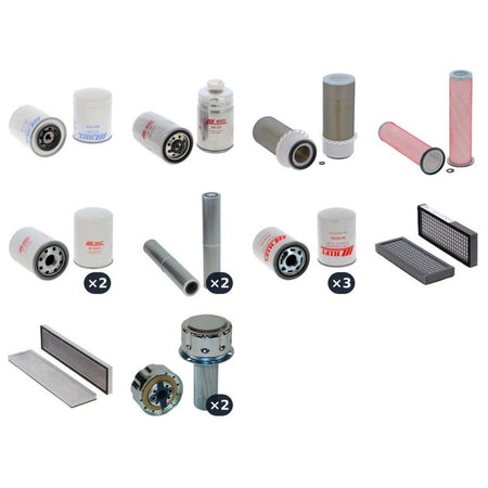 Tecnoma TPH 100 Filter Kit with Iveco 8045 Se 00 engine 2003-